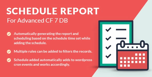 تقرير الجدول الزمني لقاعدة بيانات CF7 المتقدمة